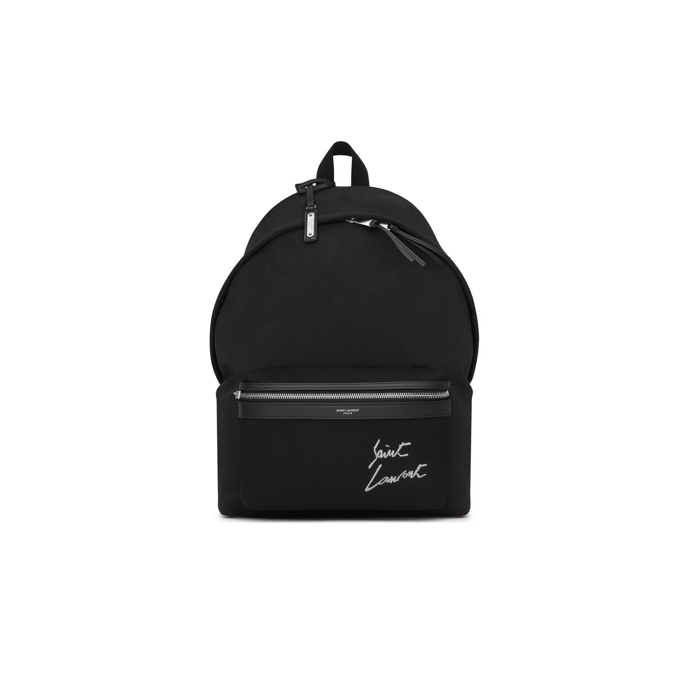 YSL SAINT LAURENT EMBROIDERED CITY BACKPACK IN CANVAS 534968FAAVV1070 (31*41*22cm) YSL SAINT LAURENT EMBROIDERED CITY BACKPACK IN CANVAS 534968FAAVV1070 (31*41*22cm)